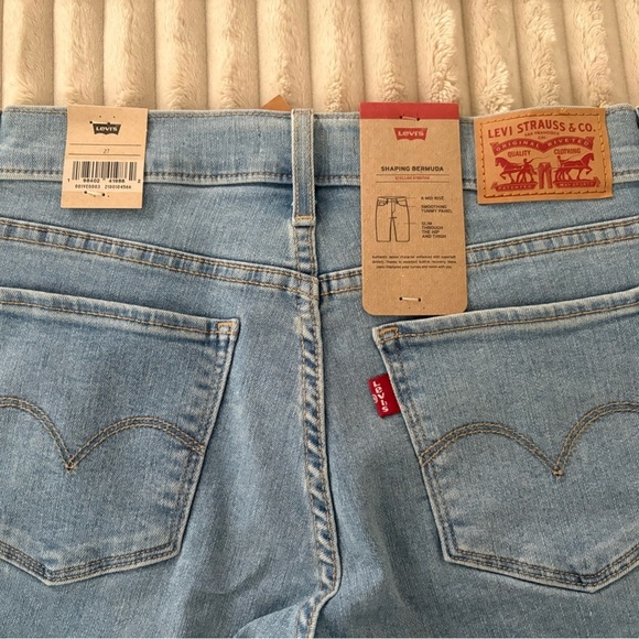 Levi's Light Blue Jean Shorts for Men - Picture 4 of 4